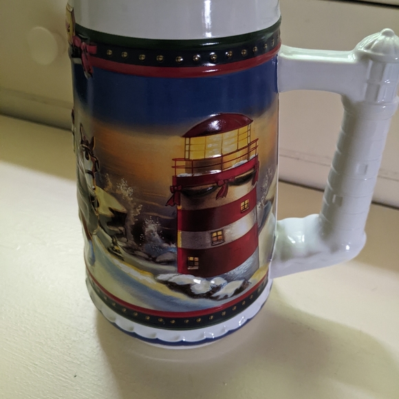 Budweiser Holiday Stein - Picture 2 of 5